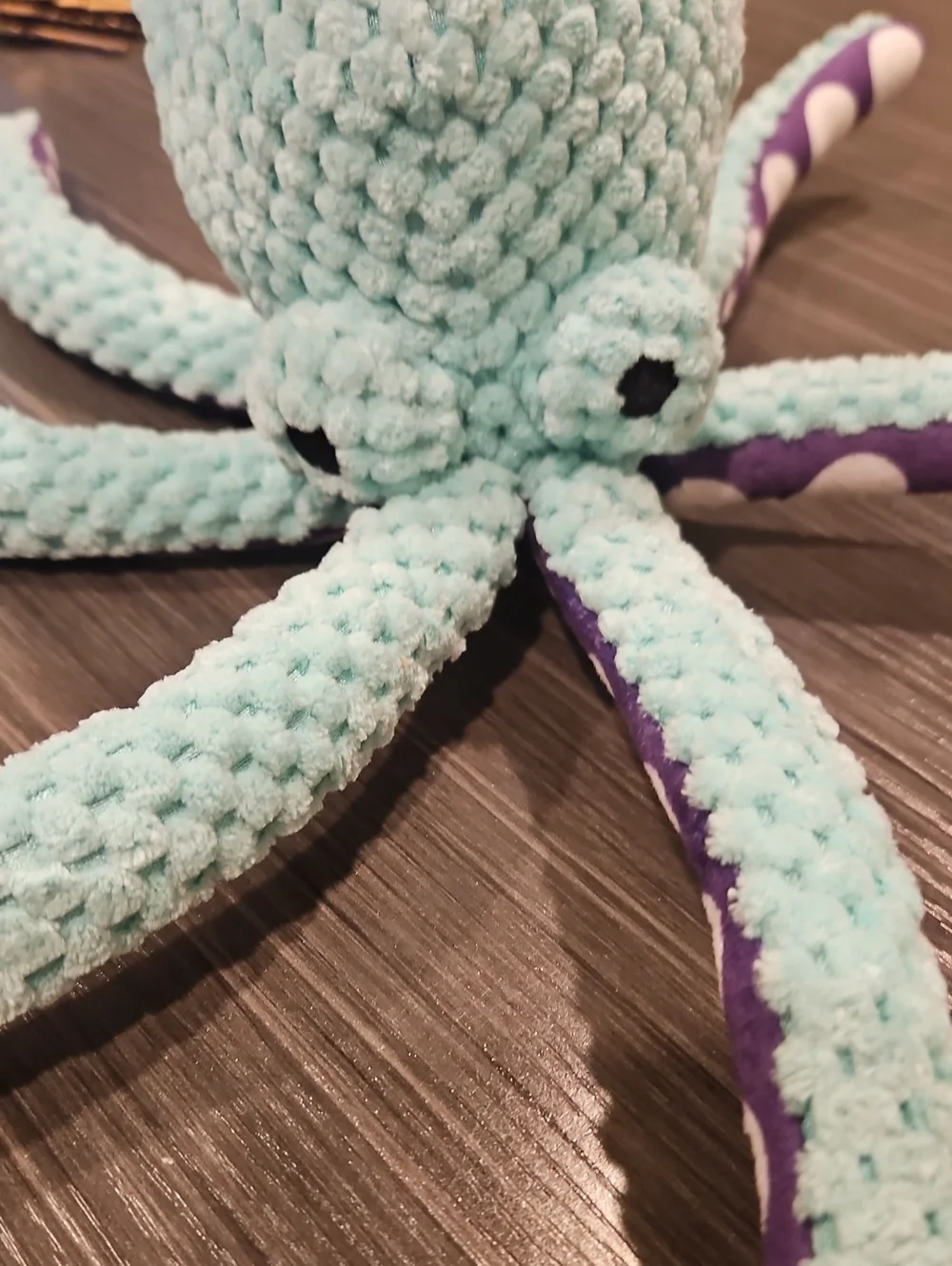 Plush Octopus Squeaky Toy